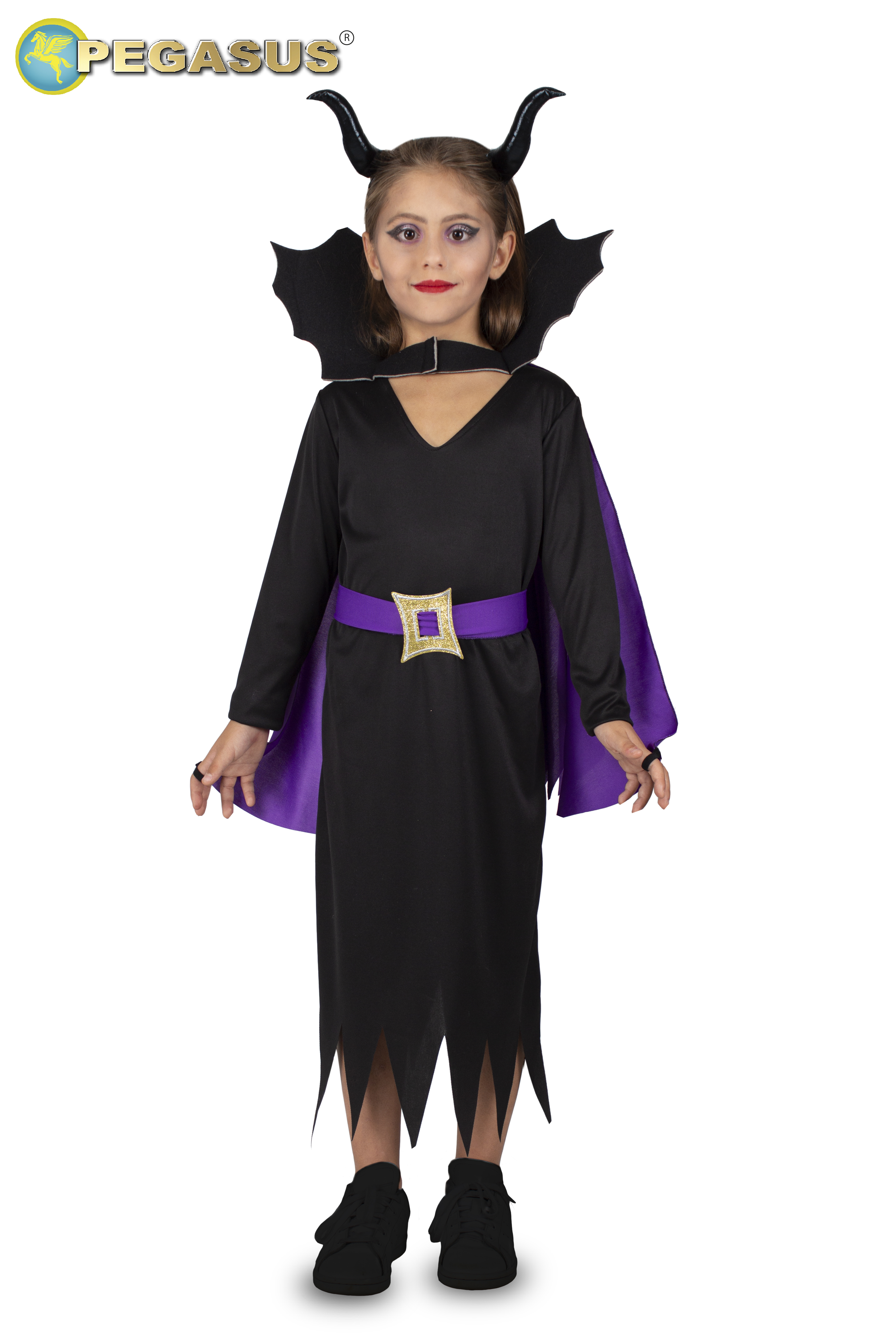 Vestito carnevale sale strega bambina